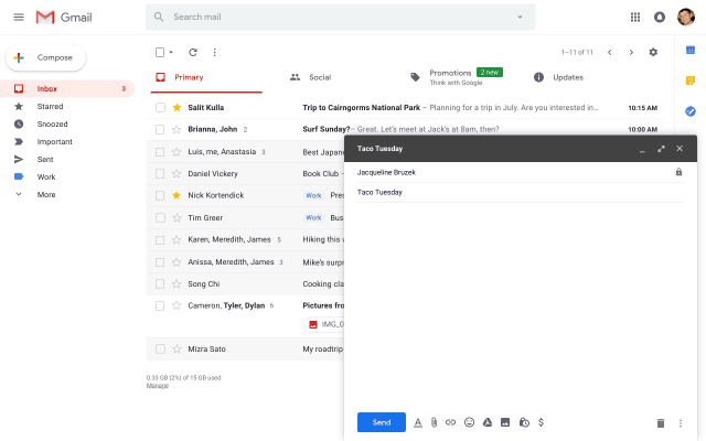 Email auto-completion